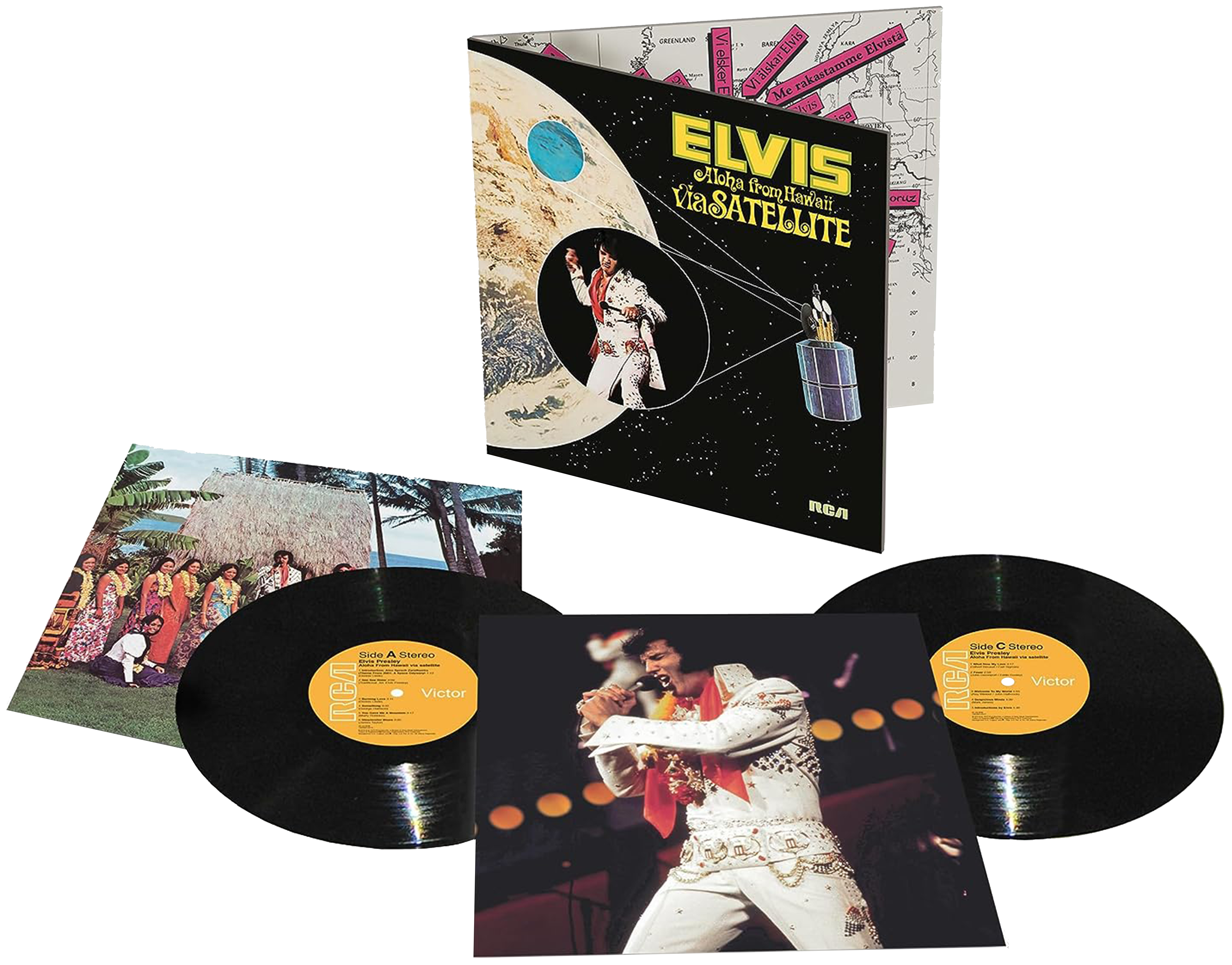 Image of Artwork for Elvis Presley's Aloha From Hawaii Via Satellite (2LP)